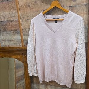 Adrianna Papell Blush Knit Top